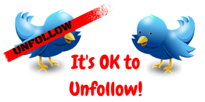 Its ok to unfollow